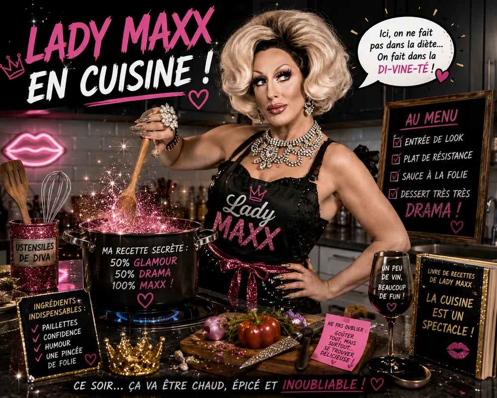 Émission spéciale Lady Maxx en cuisine, prochainement sur Ladymaxx TV