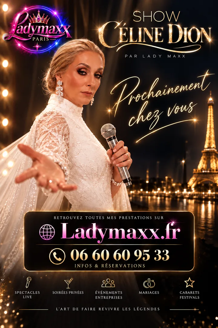 Affiche Show Céline Dion par Lady Maxx, prochainement chez vous